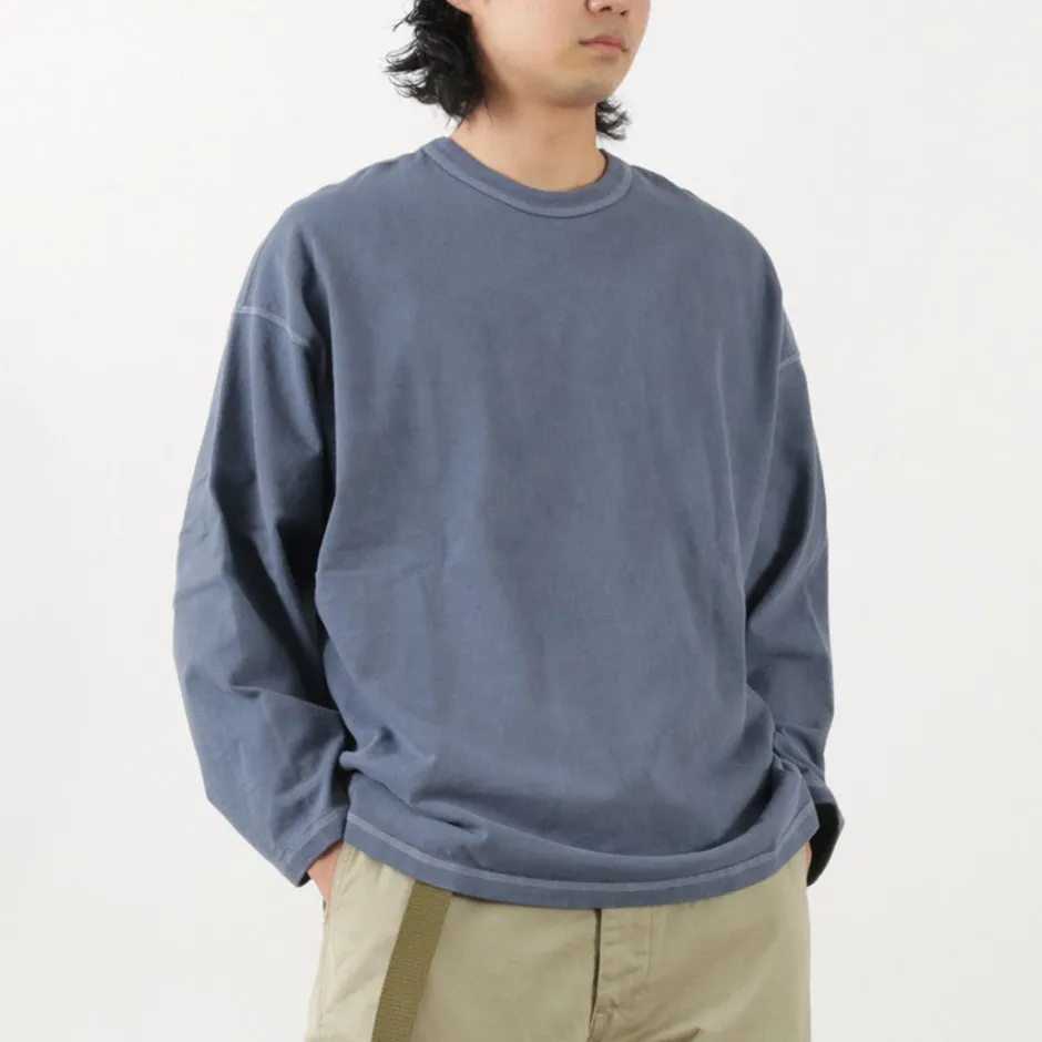 T-Shirts^MOC T / Plating Jersey Crew Neck Long Sleeve Big Tee