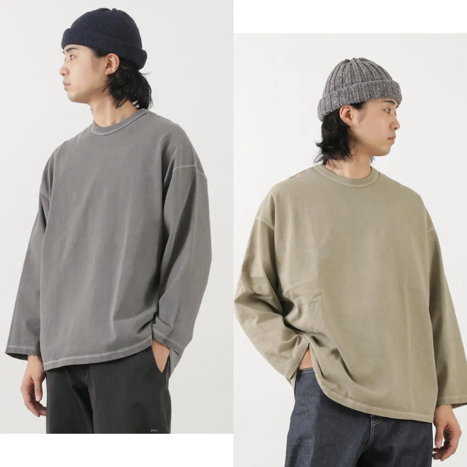 T-Shirts^MOC T / Plating Jersey Crew Neck Long Sleeve Big Tee