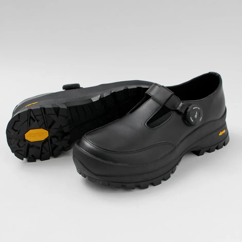 Leather Shoes & Boots^MOLLE SHOES / Free Rock T-Strap Leather Shoes black