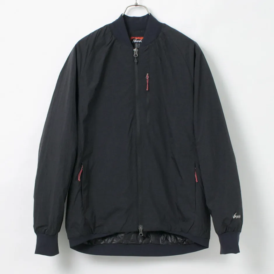 Jackets^NANGA / Soft Down Varsity Blouson black
