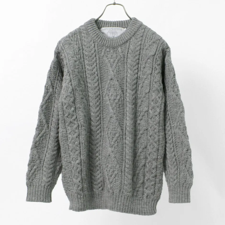 Knits^OLD DERBY KNITWEAR / Aran Crew Pullover