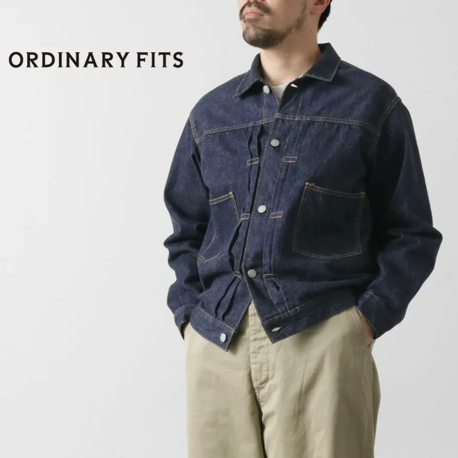 Jackets^ORDINARY FITS / 2nd Type Denim Jacket One-washed indigo