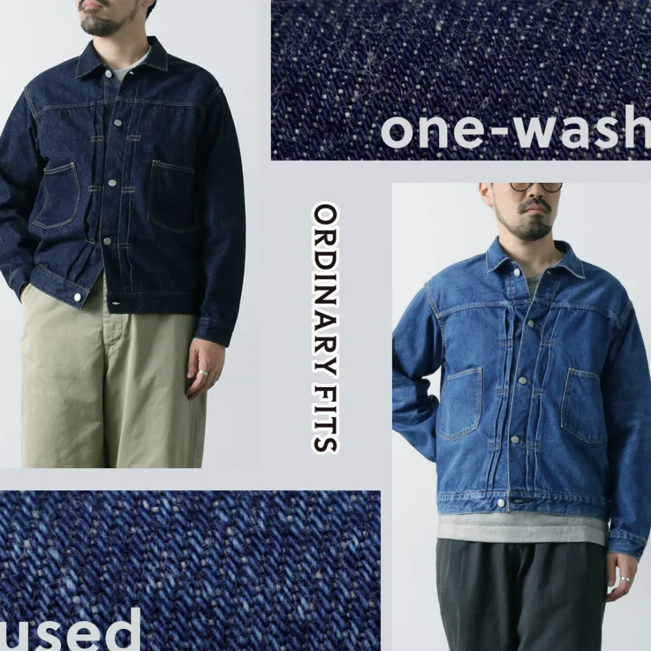 Jackets^ORDINARY FITS / 2nd type jacket used finish denim
