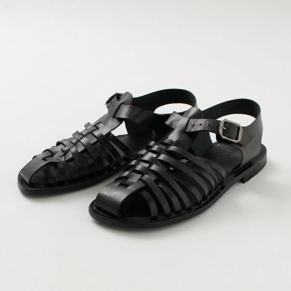 Sandals^PARE GABIA / ALBIZ Gurkha Sandals black