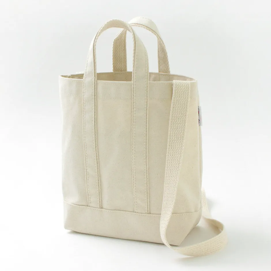 parrott_canvas__shoulder_mini_tote_3.webp Tote Bags^PARROTT CANVAS / Shoulder mini tote natural
