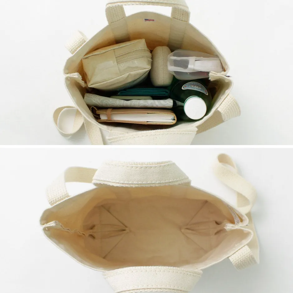 parrott_canvas__shoulder_mini_tote_9.webp Tote Bags^PARROTT CANVAS / Shoulder mini tote natural