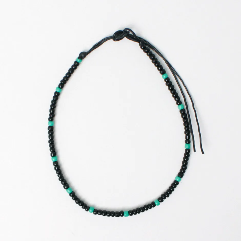 Anklets^PHADUA / Multicolor glass bead anklet