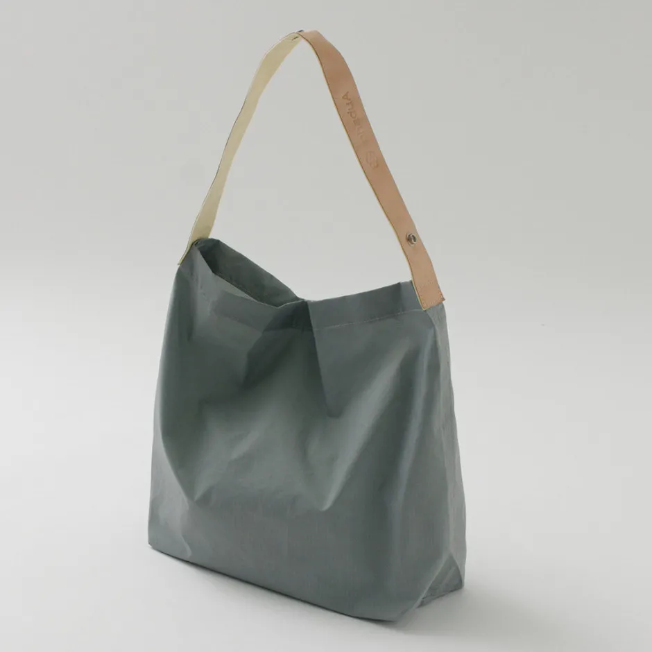 Tote Bags^PHADUA / Ripstop Nylon Leather Sack/Shoulder Bag