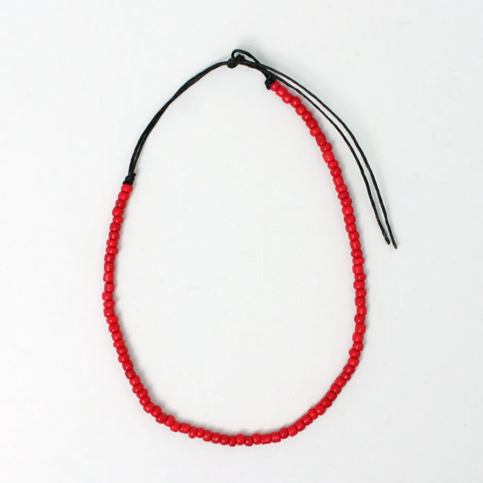 Anklets^PHADUA / Solid glass bead anklet