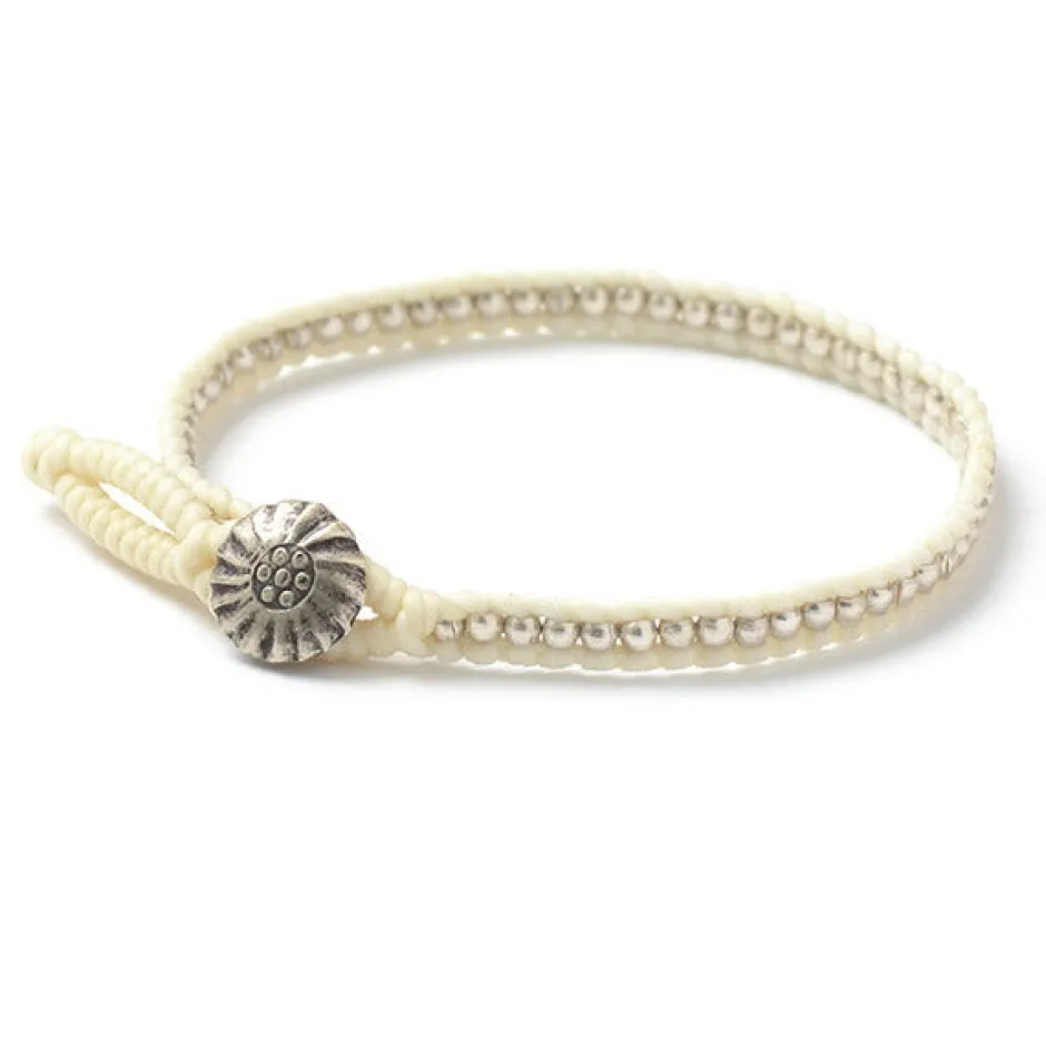 Anklets^PHADUA / Wax cord single strand concho anklet