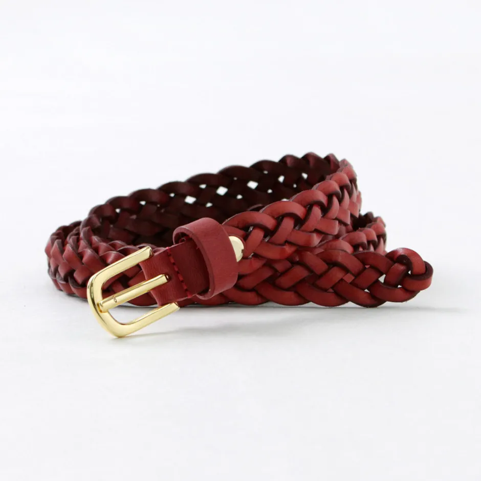Belts^PITTI PELLE / Mesh Leather Belt 15mm width