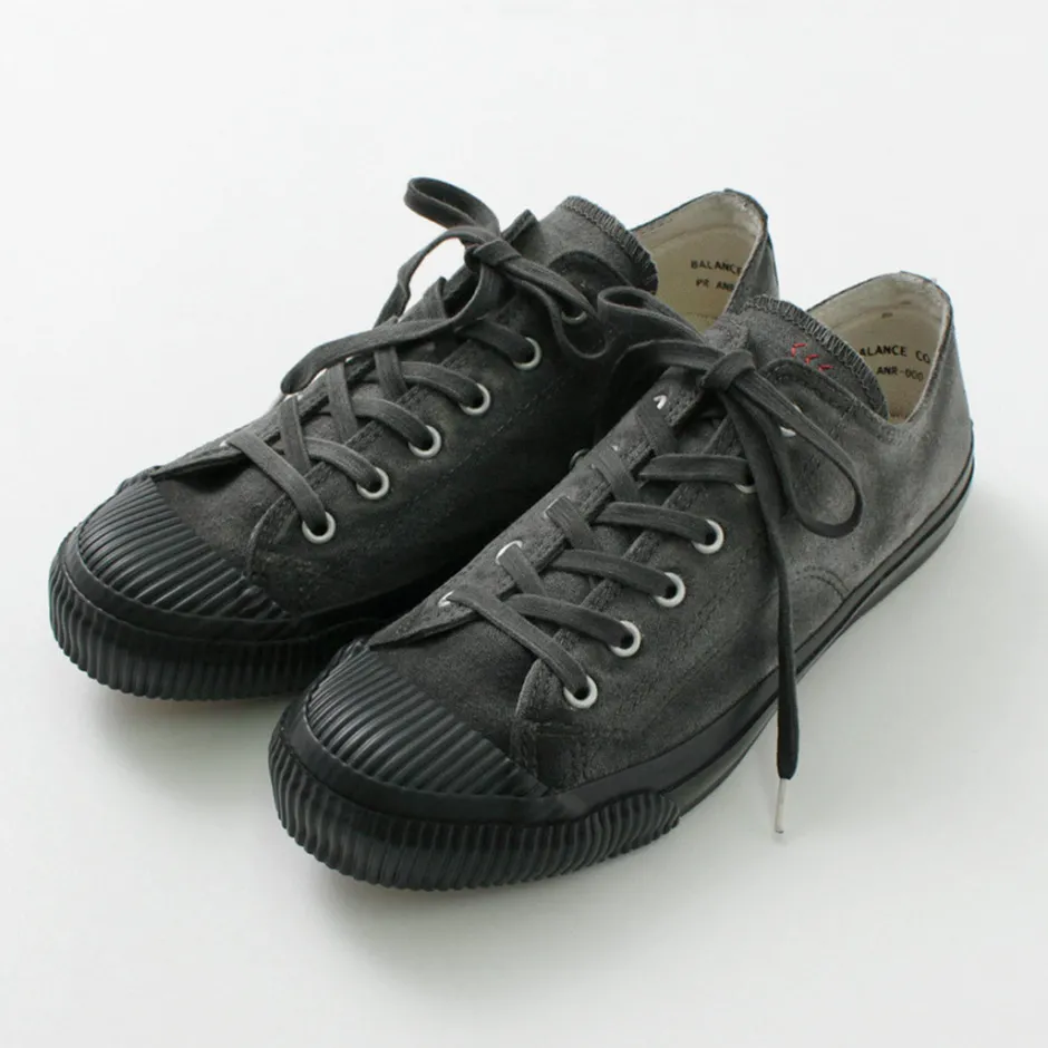 Sneakers^PRAS / Shellcap Low in Sumi Hand Dyedsneaker sumikuro