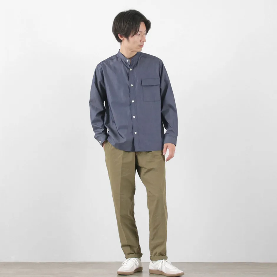 Shirts^RE MADE IN TOKYO JAPAN / 200 twin yarn chambray twill CPO shirt
