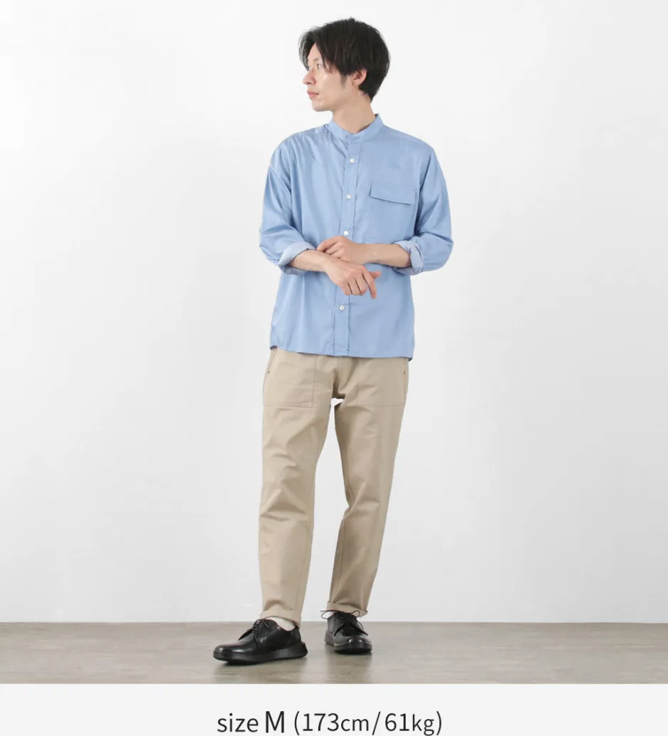 Shirts^RE MADE IN TOKYO JAPAN / 200 twin yarn chambray twill CPO shirt