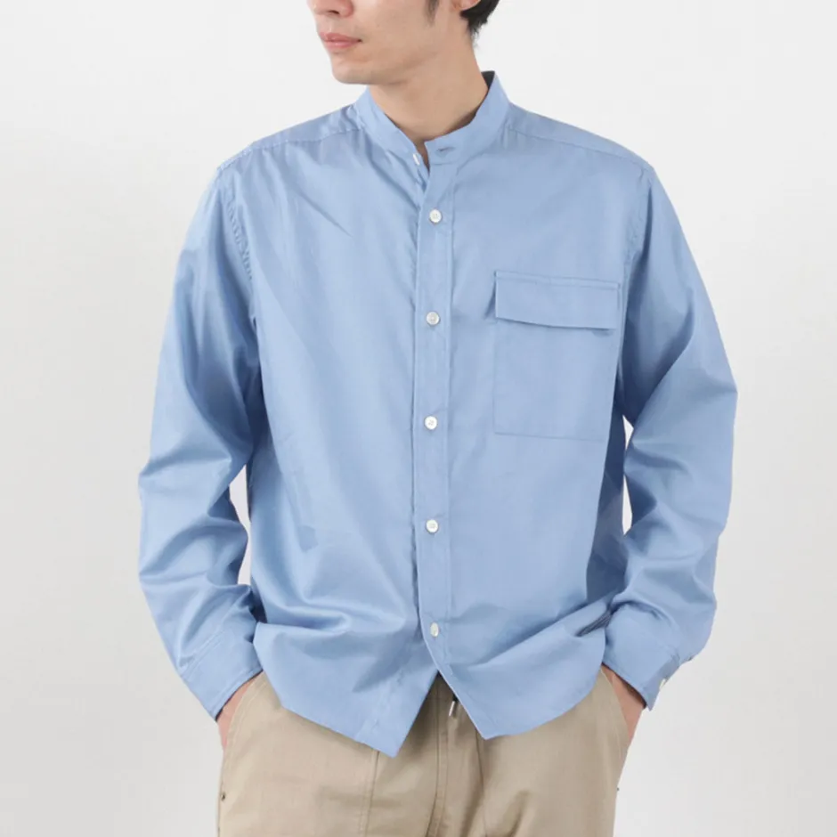 Shirts^RE MADE IN TOKYO JAPAN / 200 twin yarn chambray twill CPO shirt