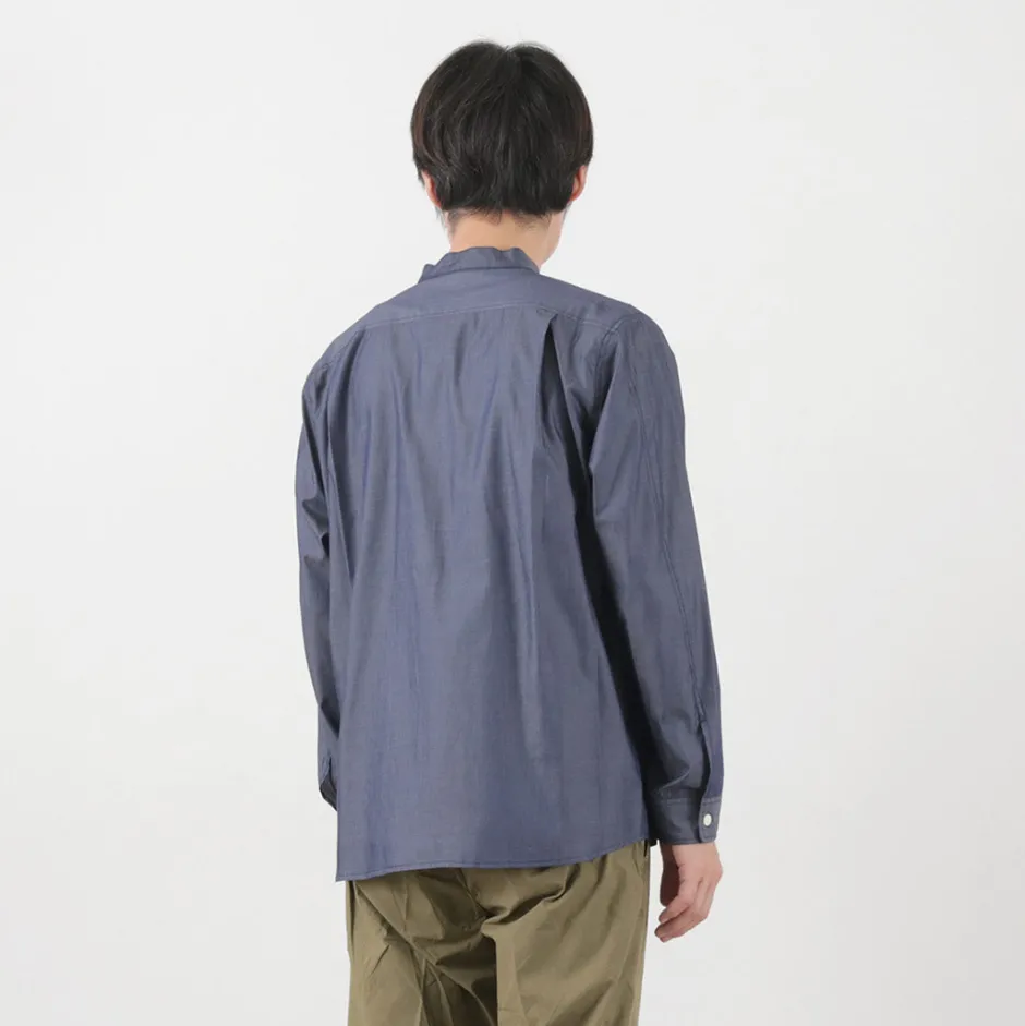 Shirts^RE MADE IN TOKYO JAPAN / 200 twin yarn chambray twill CPO shirt
