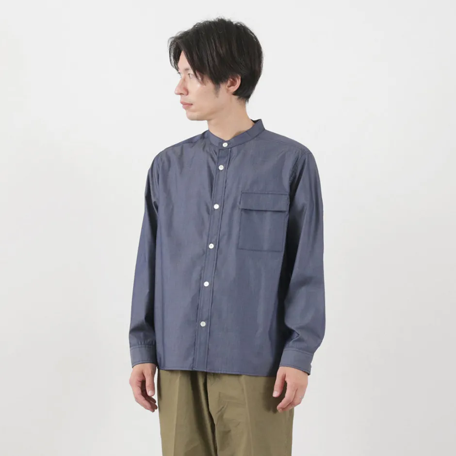 Shirts^RE MADE IN TOKYO JAPAN / 200 twin yarn chambray twill CPO shirt