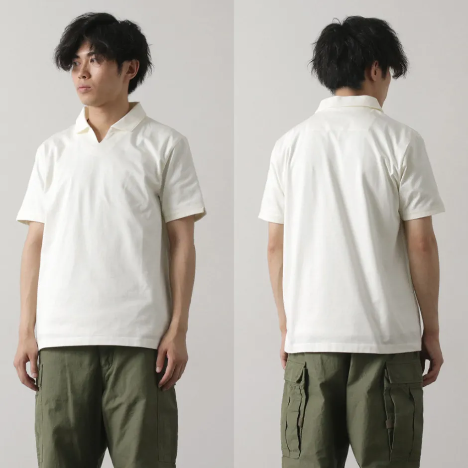 T-Shirts^RE MADE IN TOKYO JAPAN / Dress Organic Cotton Skipper Polo Shirt