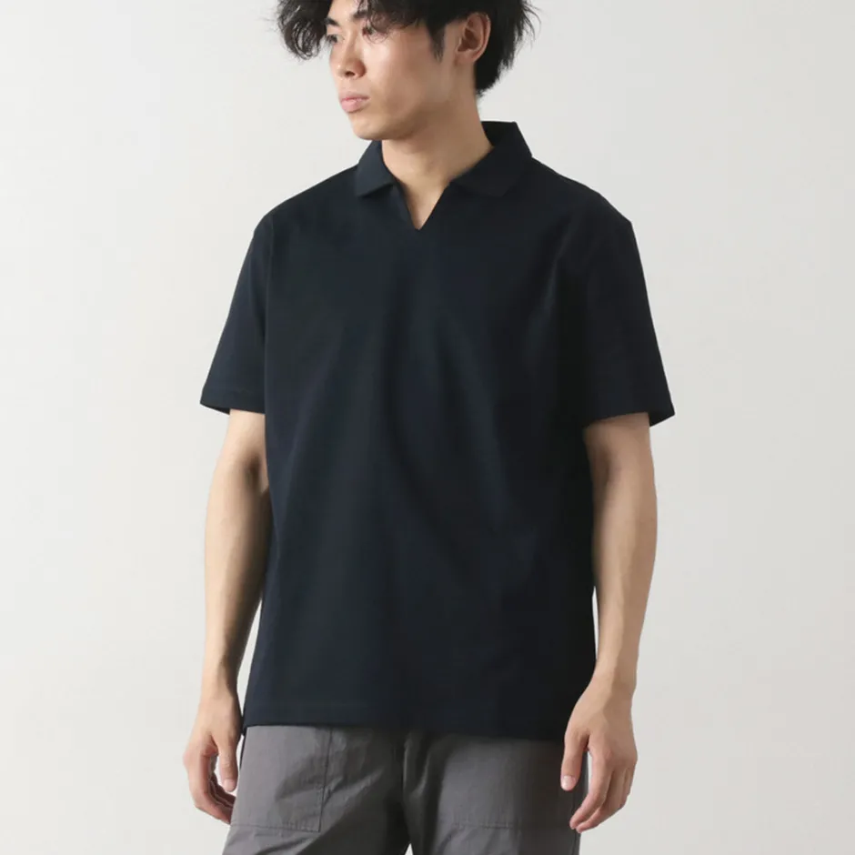 T-Shirts^RE MADE IN TOKYO JAPAN / Dress Organic Cotton Skipper Polo Shirt