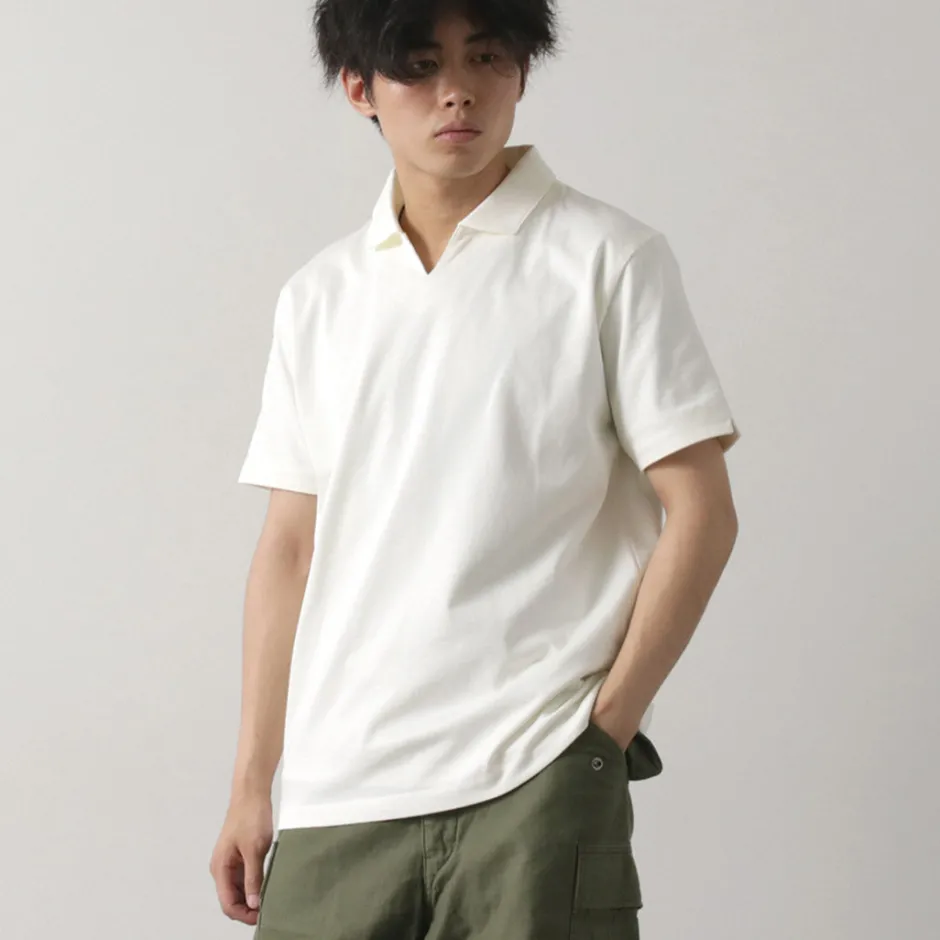T-Shirts^RE MADE IN TOKYO JAPAN / Dress Organic Cotton Skipper Polo Shirt