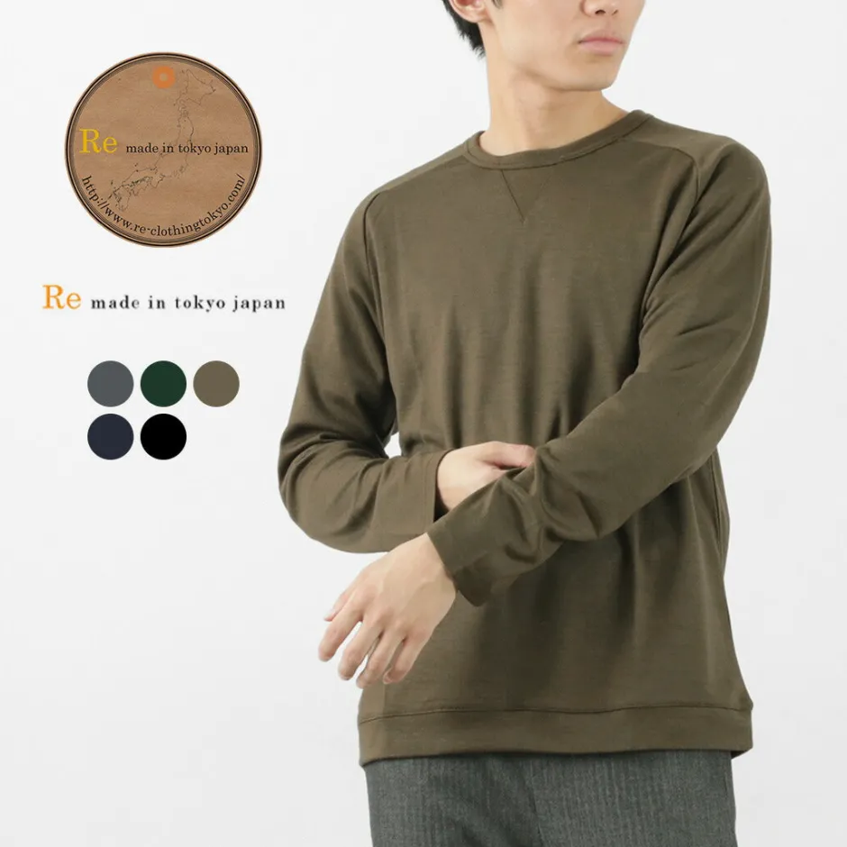 Knits^RE MADE IN TOKYO JAPAN / Dress Wool Knit Crew Neck