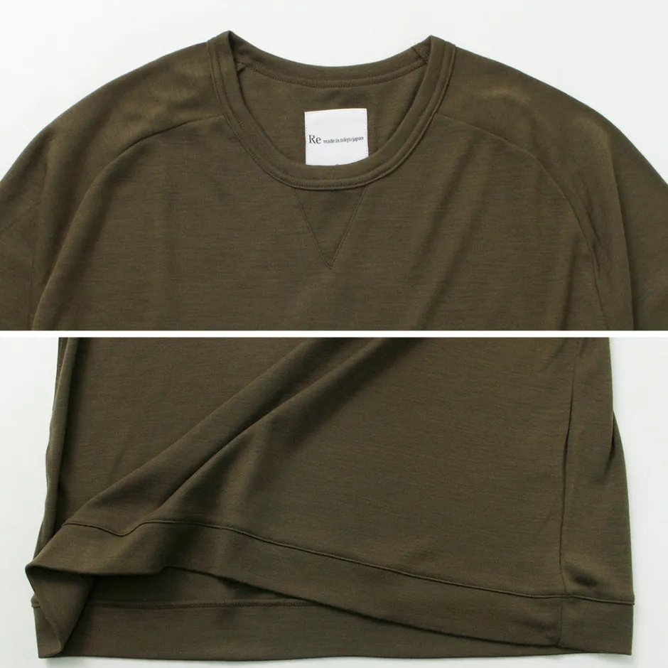 Knits^RE MADE IN TOKYO JAPAN / Dress Wool Knit Crew Neck