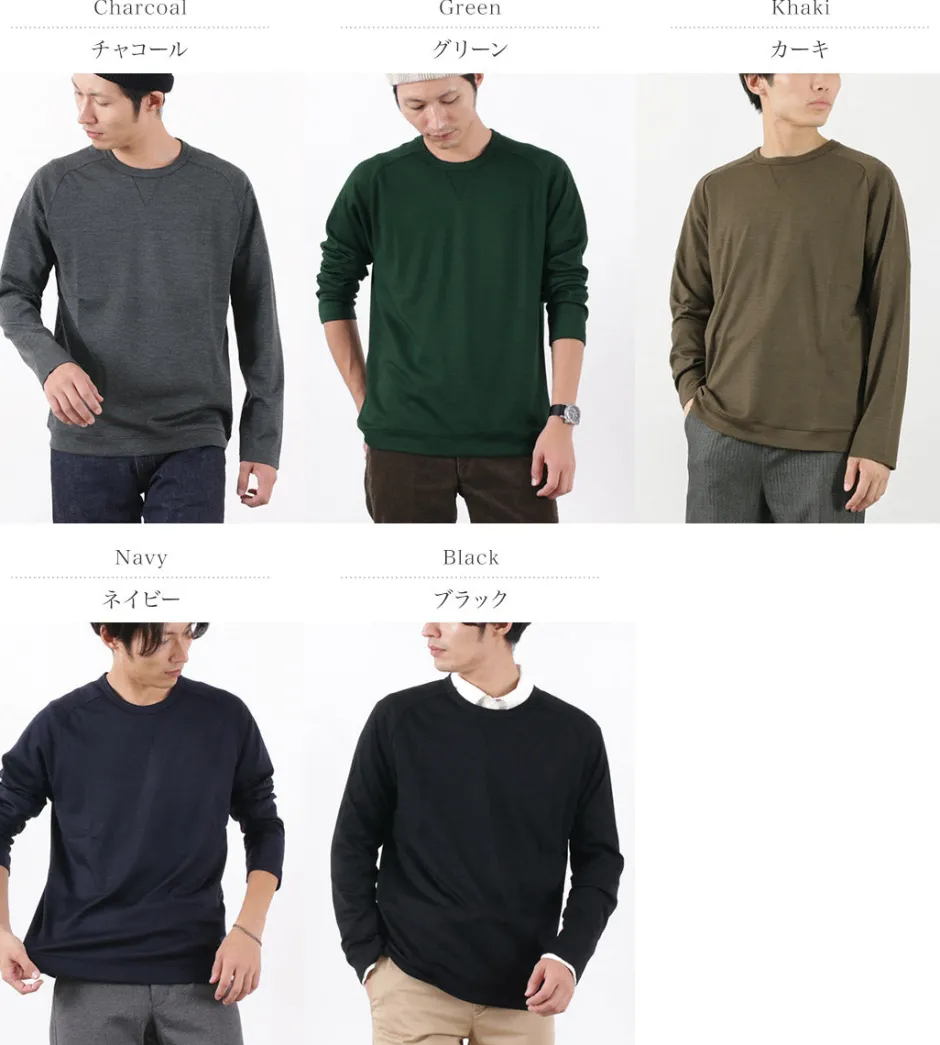 Knits^RE MADE IN TOKYO JAPAN / Dress Wool Knit Crew Neck