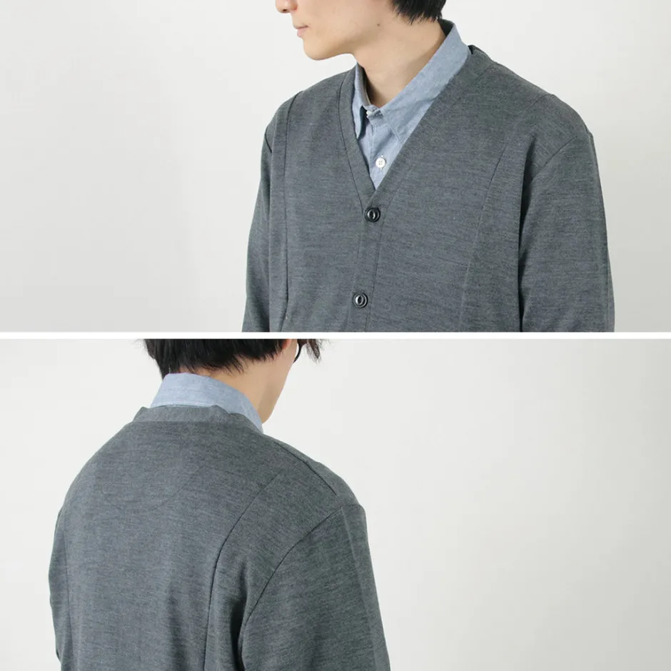 Cardigans^RE MADE IN TOKYO JAPAN / Dress Wool Knit Round Cut Cardigan