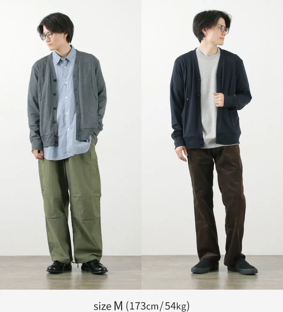 Cardigans^RE MADE IN TOKYO JAPAN / Dress Wool Knit Round Cut Cardigan
