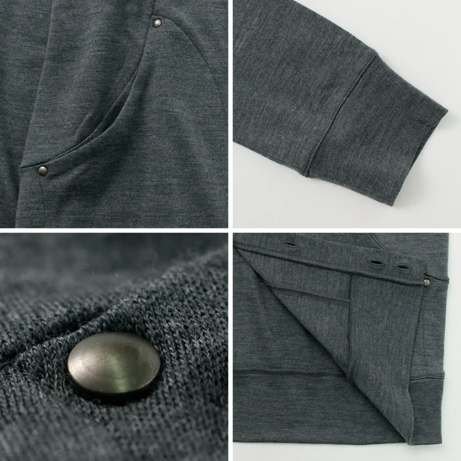 Cardigans^RE MADE IN TOKYO JAPAN / Dress Wool Knit Round Cut Cardigan