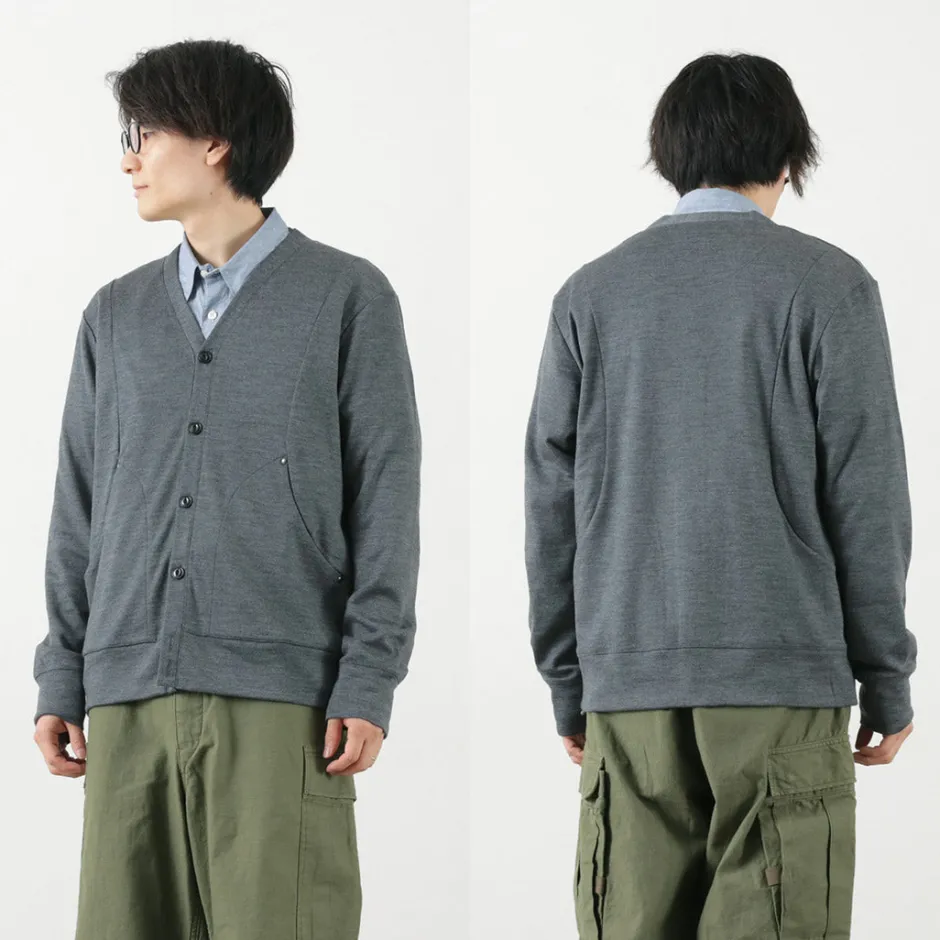 Cardigans^RE MADE IN TOKYO JAPAN / Dress Wool Knit Round Cut Cardigan