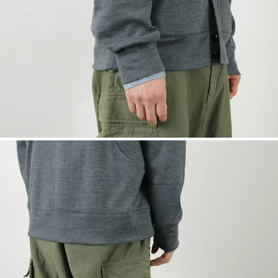 Cardigans^RE MADE IN TOKYO JAPAN / Dress Wool Knit Round Cut Cardigan