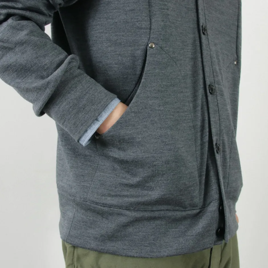 Cardigans^RE MADE IN TOKYO JAPAN / Dress Wool Knit Round Cut Cardigan