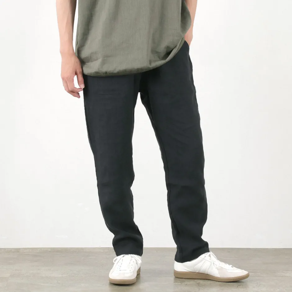 Trousers^RE MADE IN TOKYO JAPAN / French Linen Tucked Pants