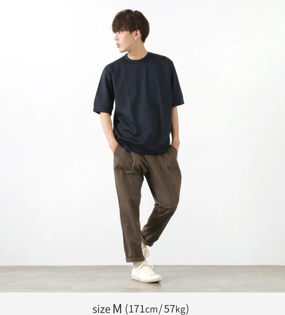 T-Shirts^RE MADE IN TOKYO JAPAN / Half Sleeve Wide Dress T-Shirt