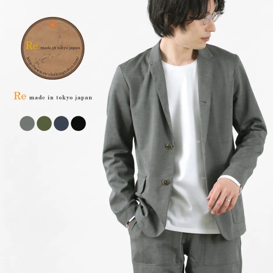 Jackets^RE MADE IN TOKYO JAPAN / High Twist Tro Dress Jacket