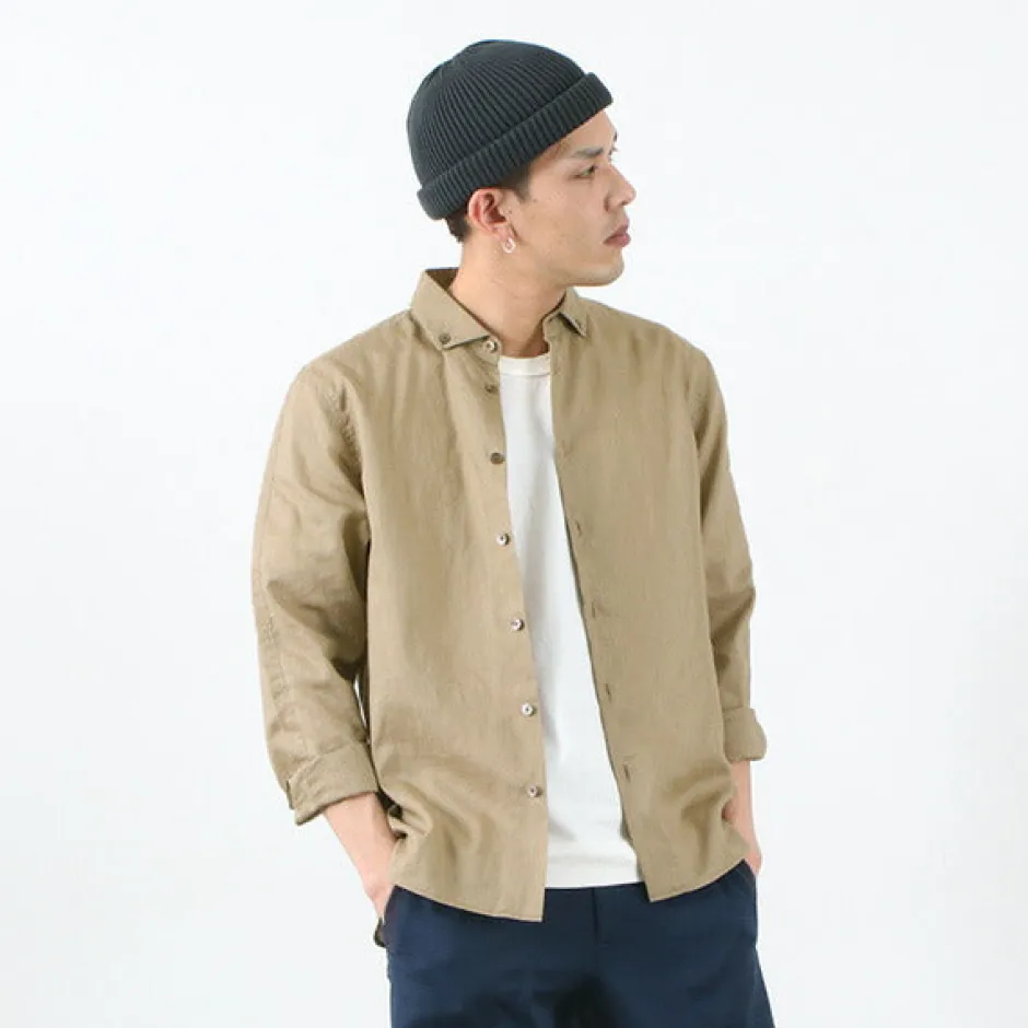 Shirts^RE MADE IN TOKYO JAPAN / Linen Canvas Split Raglan Shirt