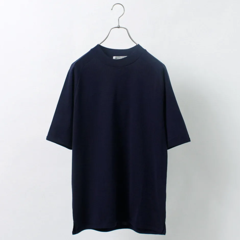 T-Shirts^RE MADE IN TOKYO JAPAN / Perfect Inner Giza Mock Neck Half Sleeve T-Shirt