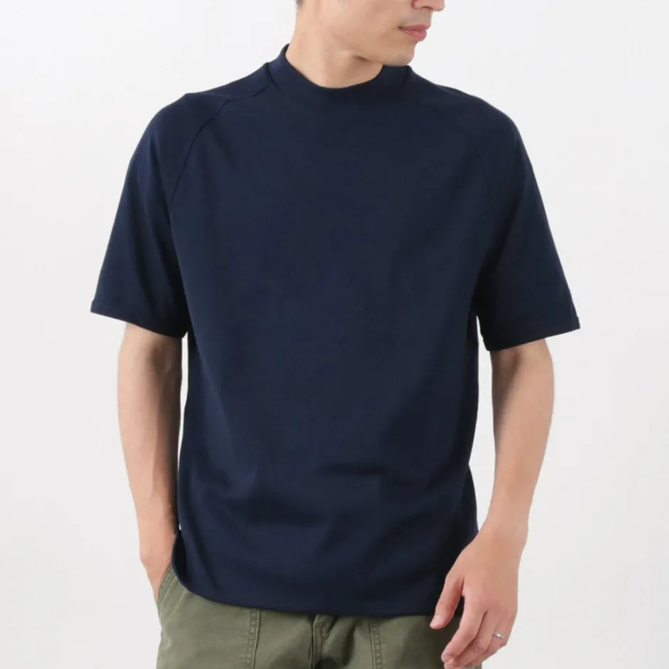 T-Shirts^RE MADE IN TOKYO JAPAN / Perfect Inner Giza Mock Neck Half Sleeve T-Shirt