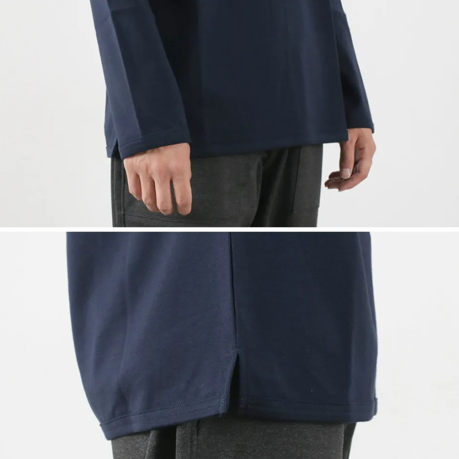 T-Shirts^RE MADE IN TOKYO JAPAN / Perfect Inner Giza Mock Neck Long Sleeve T-Shirt
