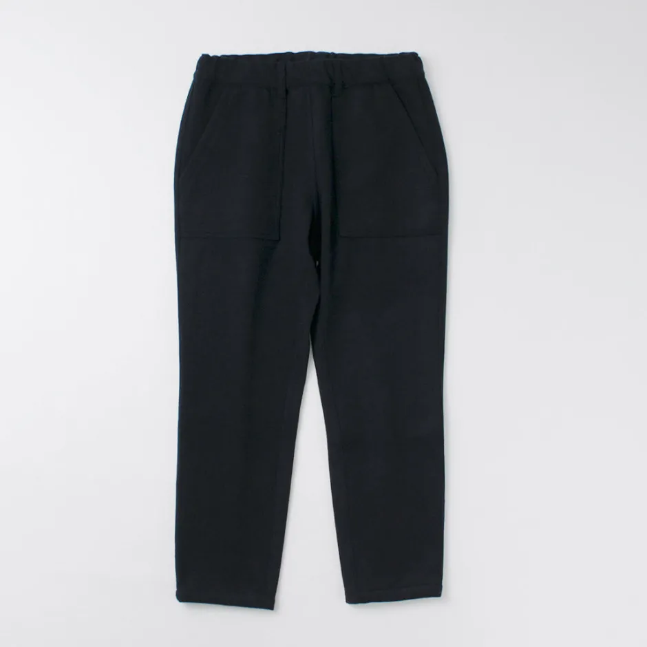 Trousers^RE MADE IN TOKYO JAPAN / Super 140 Wool Melton Easy Slacks navy