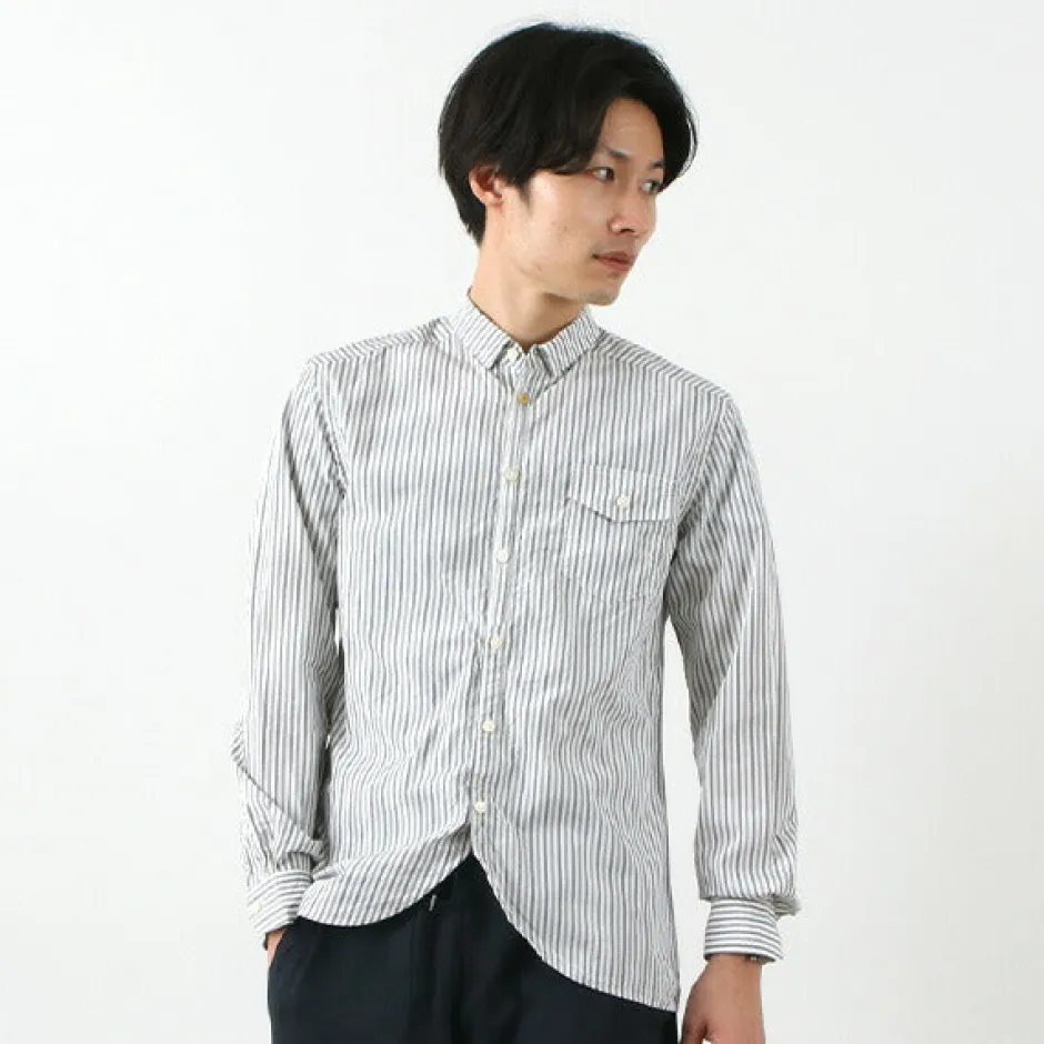 Shirts^RE MADE IN TOKYO JAPAN / Supima Typewriter Round Hem Shirt