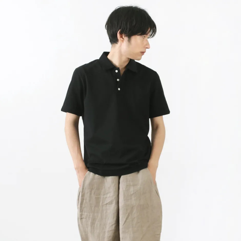 Shirts^RE MADE IN TOKYO JAPAN / SUVIN GOLD COTTON KNIT SHIRT