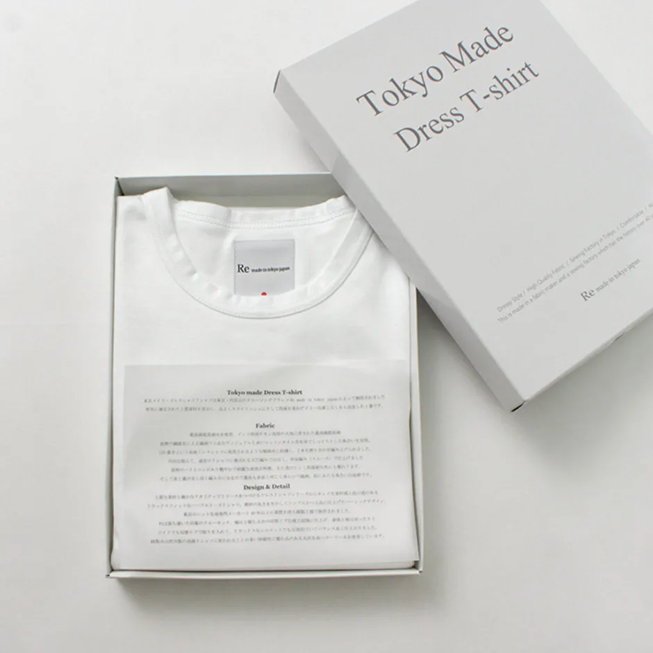 T-Shirts^RE MADE IN TOKYO JAPAN / Tokyo Made Dress Organic T-shirt