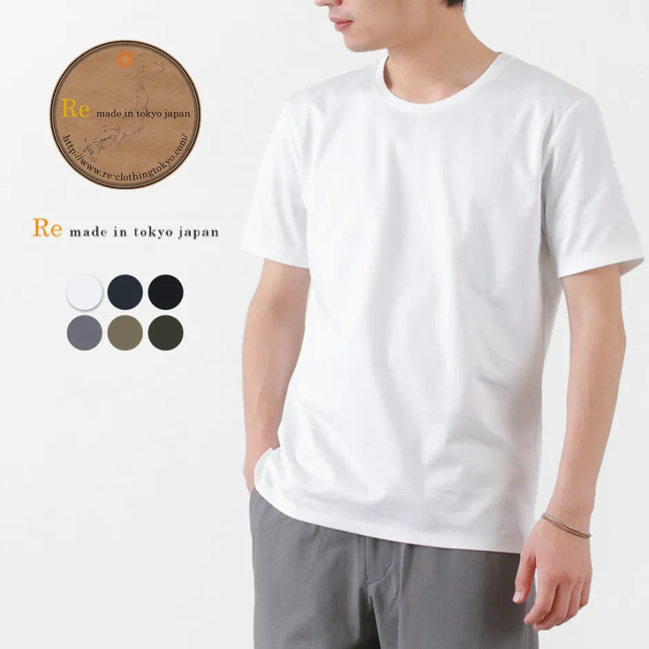 T-Shirts^RE MADE IN TOKYO JAPAN / Tokyo Made Dress T-shirt Crew Neck
