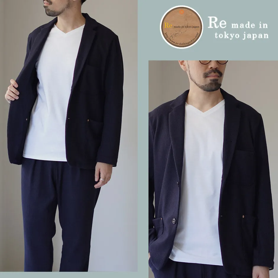 T-Shirts^RE MADE IN TOKYO JAPAN / Tokyo Made V-Neck Long Sleeve Dress T-Shirt 5721A-CT