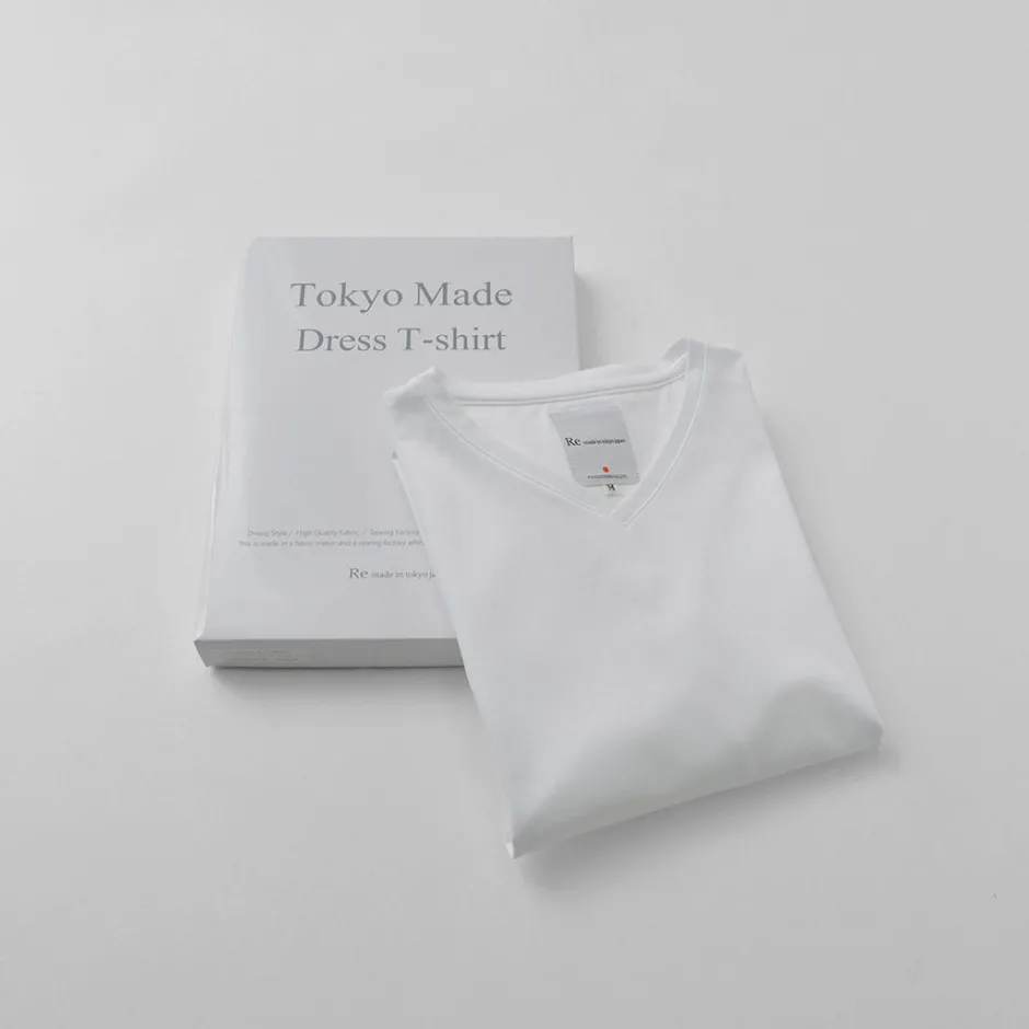 T-Shirts^RE MADE IN TOKYO JAPAN / Tokyo Made V-Neck Long Sleeve Dress T-Shirt 5721A-CT