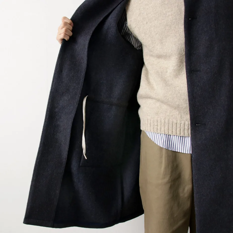 Coats^RE MADE IN TOKYO JAPAN / Wool Melton Stand Collar Coat