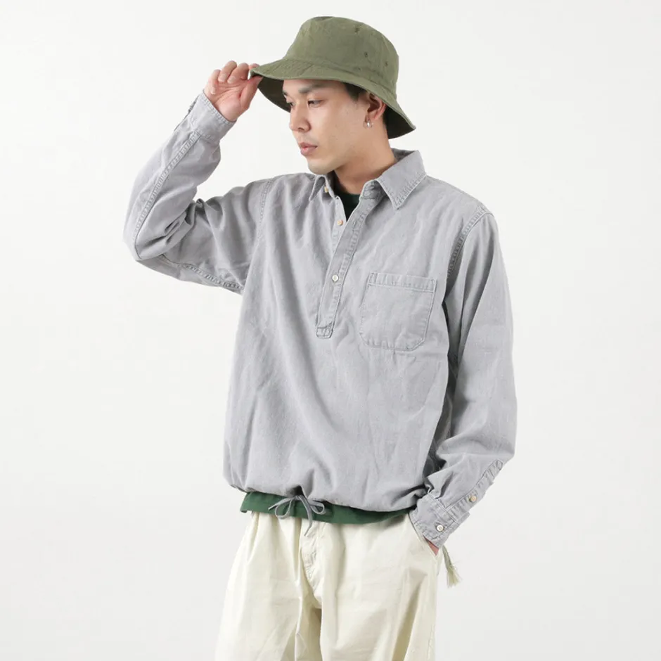 Shirts^REMI RELIEF / Denim Pullover Shirt