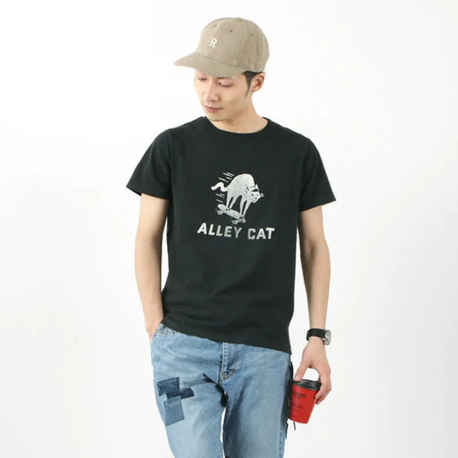 T-Shirts^REMI RELIEF / LW processed T-shirt (ALLEY CAT)